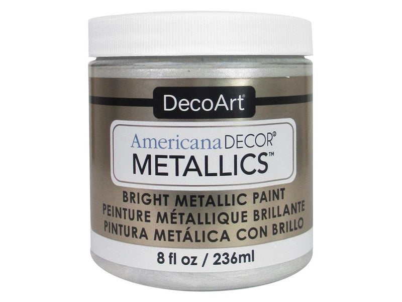 DecoArt Ameri Deco MTLC Americana Decor Metallics 8oz Pearl, 1 DECADMTL-36.1
